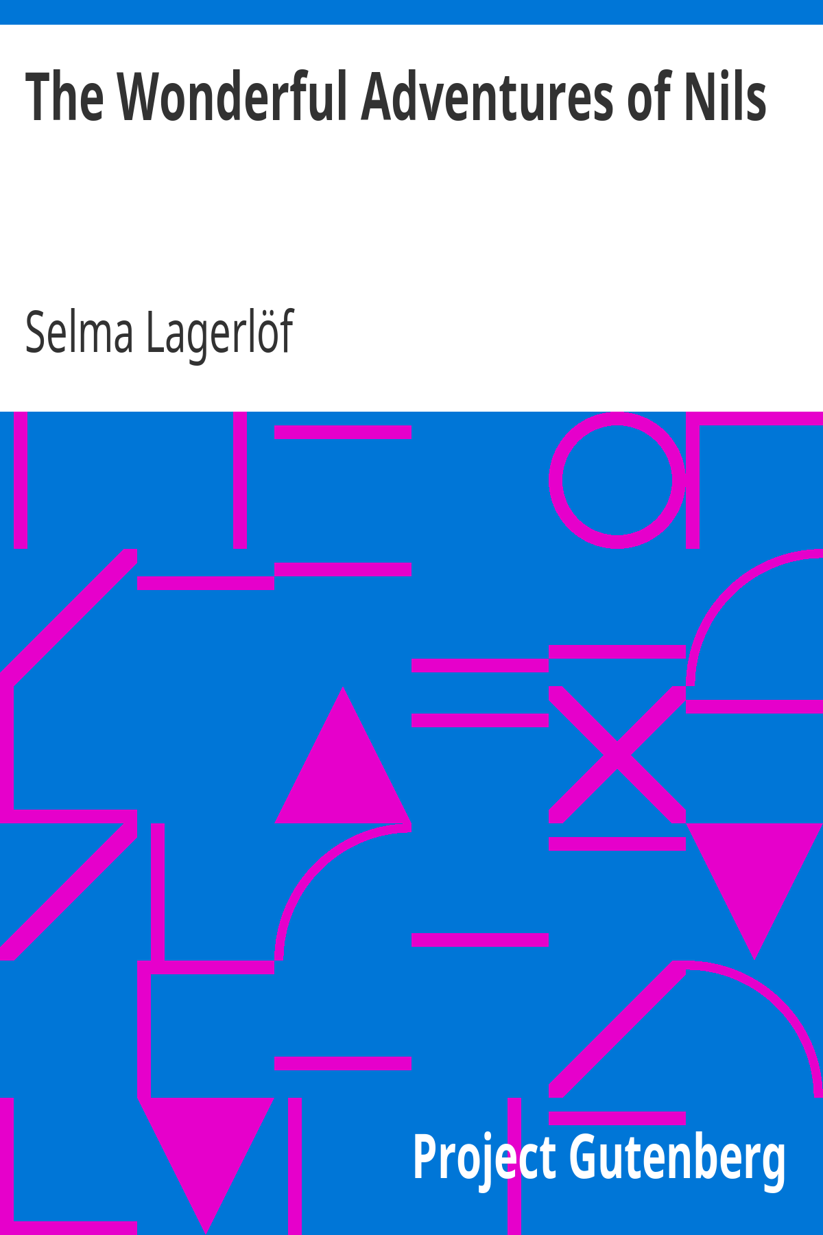 The Wonderful Adventures of Nils ebook cover