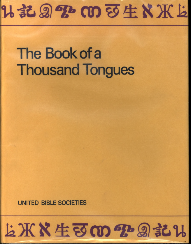 The Book of a Thousand Tongues. Revised Edition ebook cover