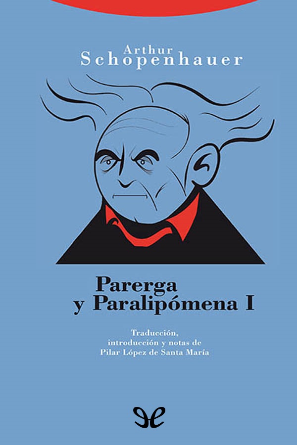 Parerga y paralip&Atilde;&sup3;mena I ebook cover