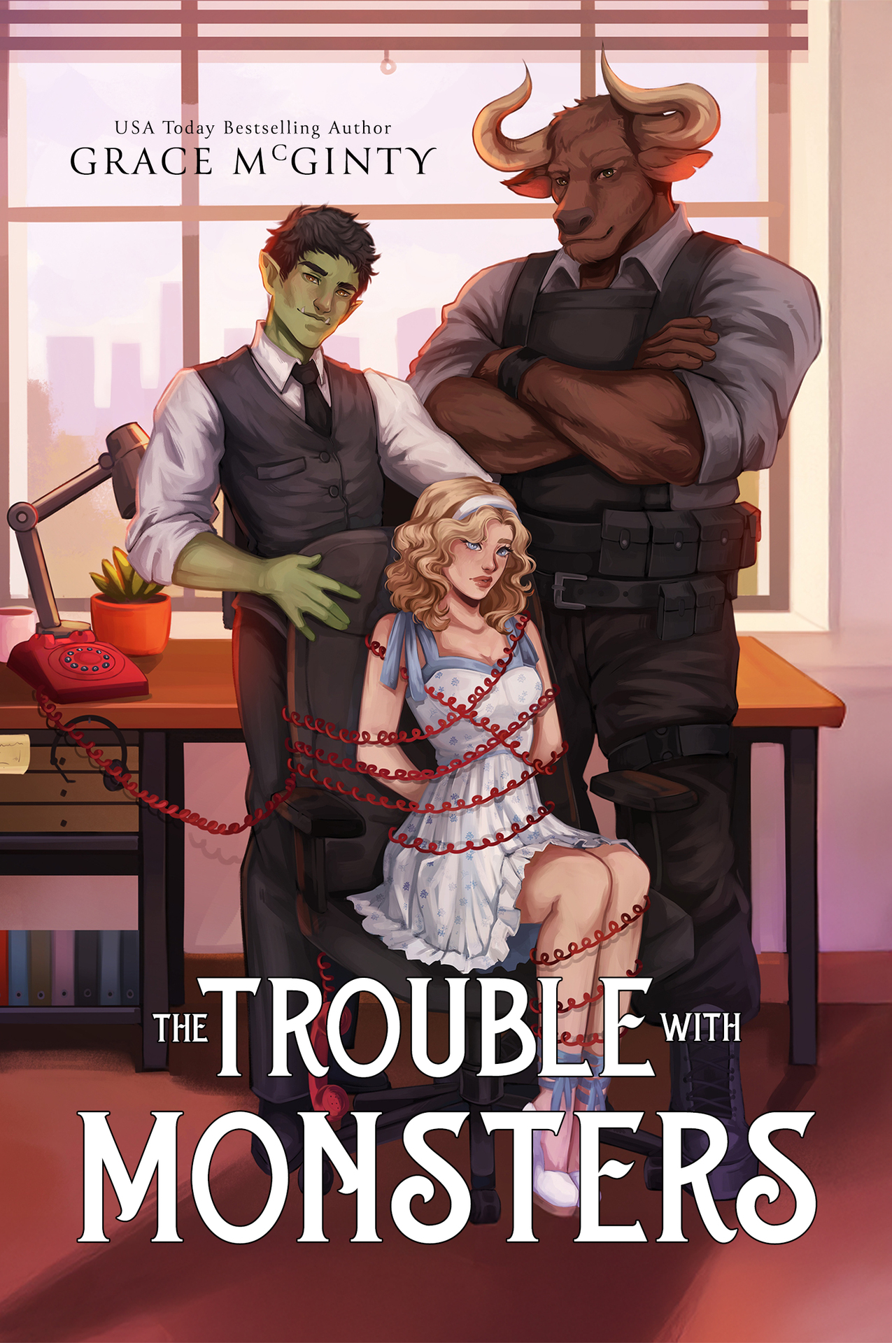 The Trouble With Monsters: A Creature Crisis Hotline Novel ebook cover