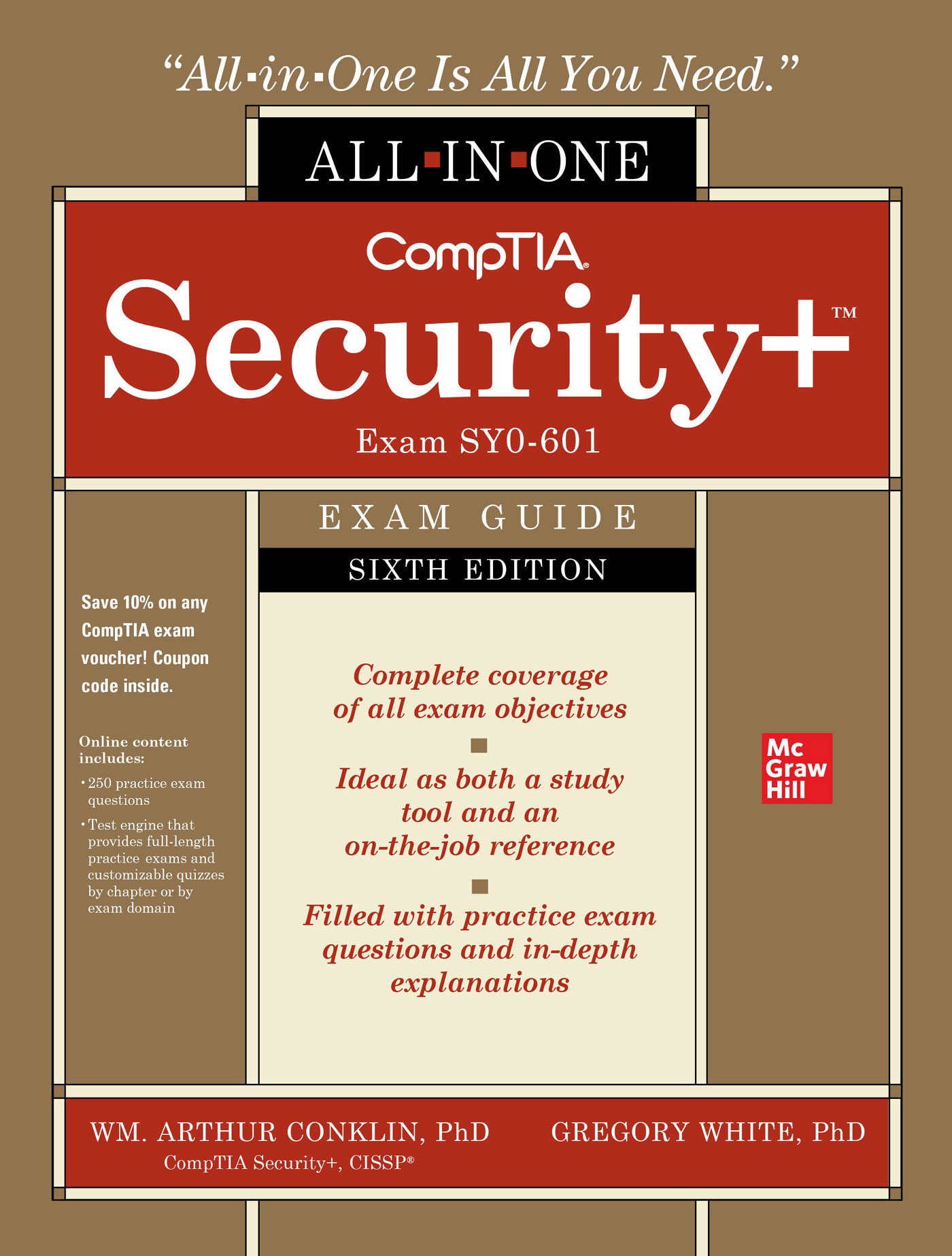 CompTIA Security+&acirc;&bdquo;&cent; All-in-One Exam Guide, Sixth Edition (Exam SY0-601) (for . .) ebook cover