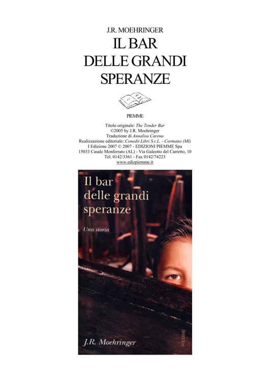 Il Bar Delle Grandi Speranze ebook cover