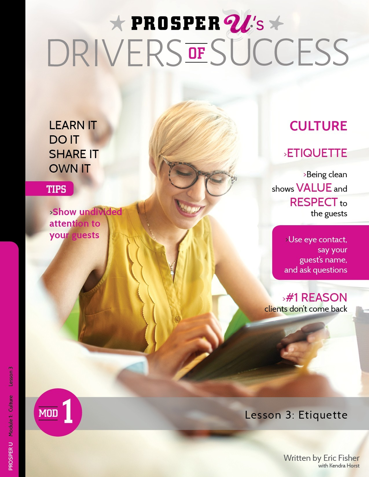 Module 1, Lesson 3: Etiquette - web ebook cover