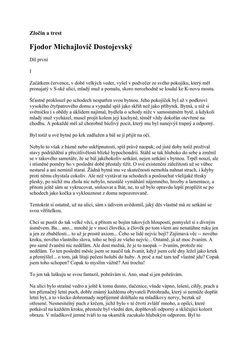 Zlo&Auml;in a trest ebook cover