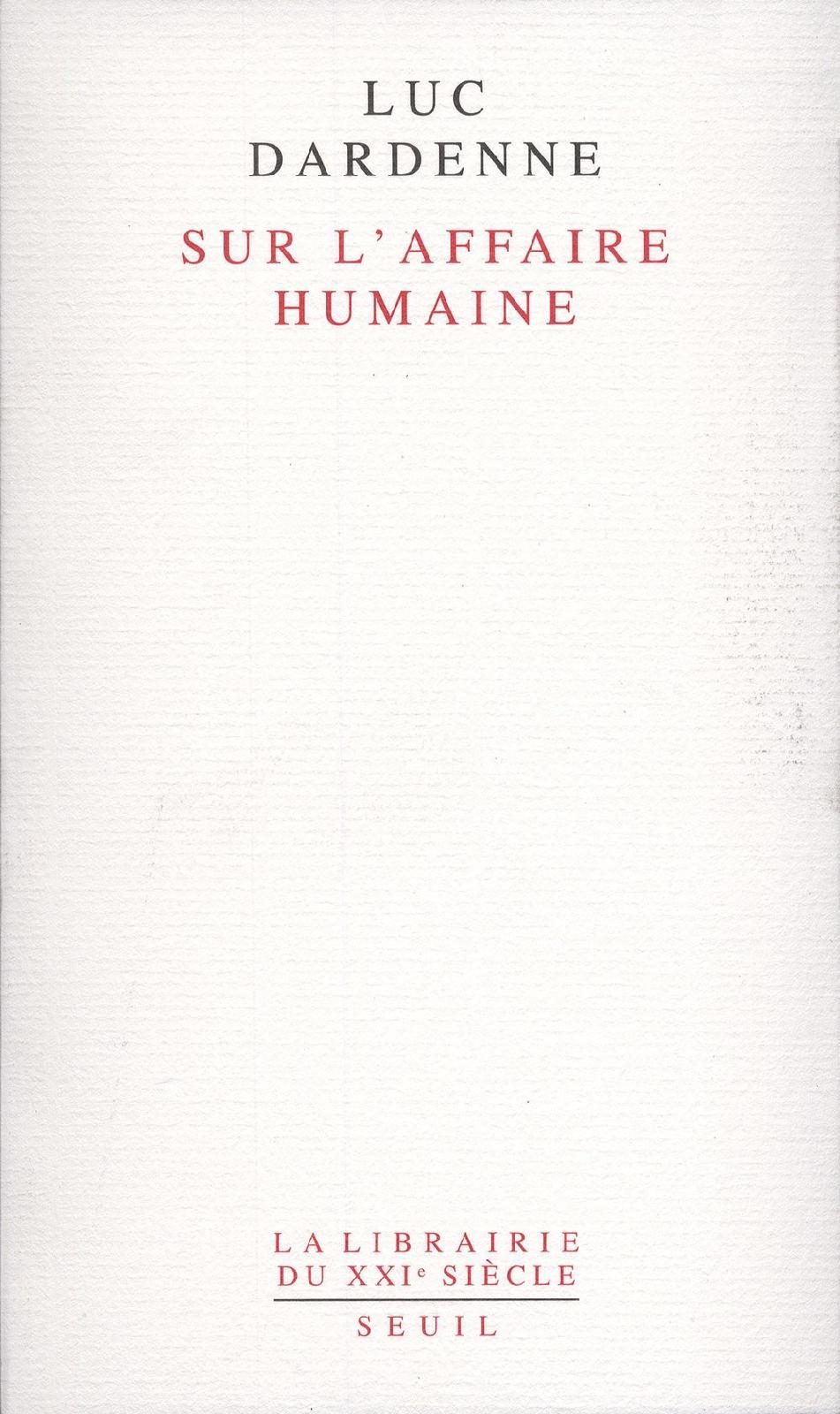 Sur l'affaire humaine ebook cover