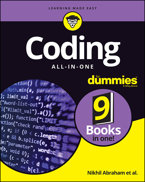 Coding All-in-One For Dummies&Acirc;&reg; ebook cover