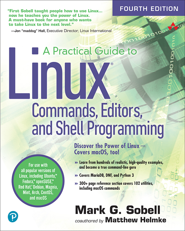 A Practical Guide to Linux Commands, Editors, and Shell Programming ebook cover