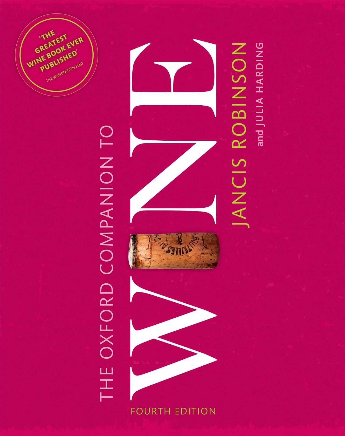 The Oxford Companion to Wine (Oxford Companions) ebook cover