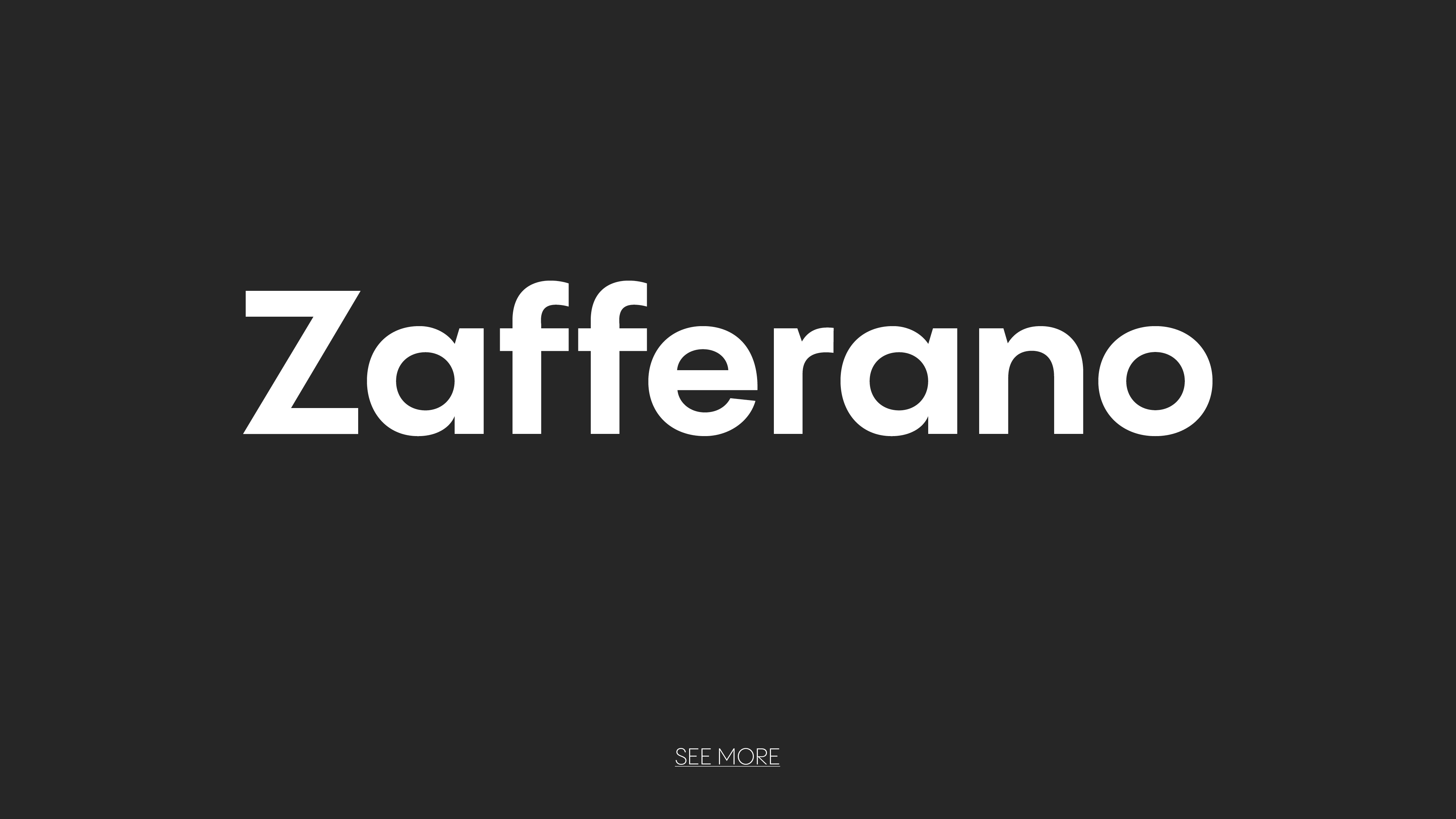 Zafferano Presentation ebook cover