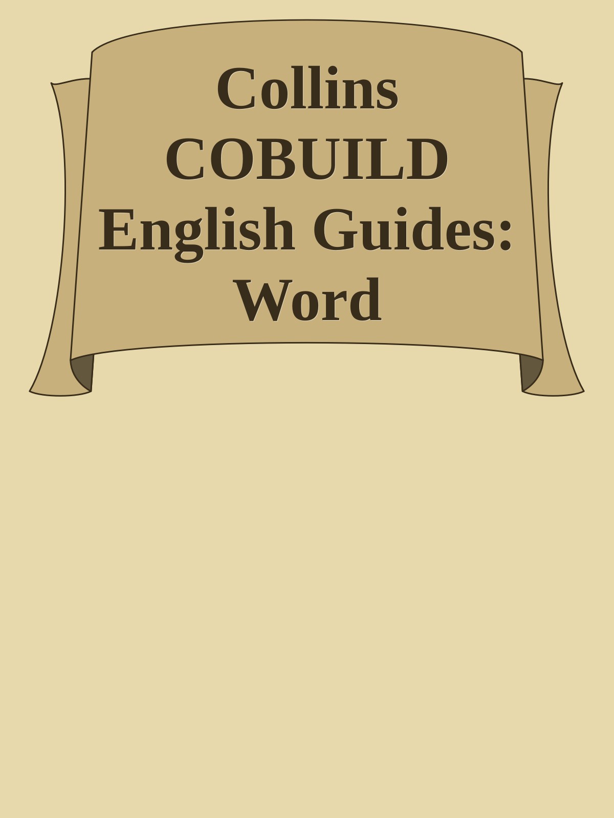 Collins COBUILD English Guides: Word Formation Bk. 2 \( PDFDrive.com \).epub ebook cover
