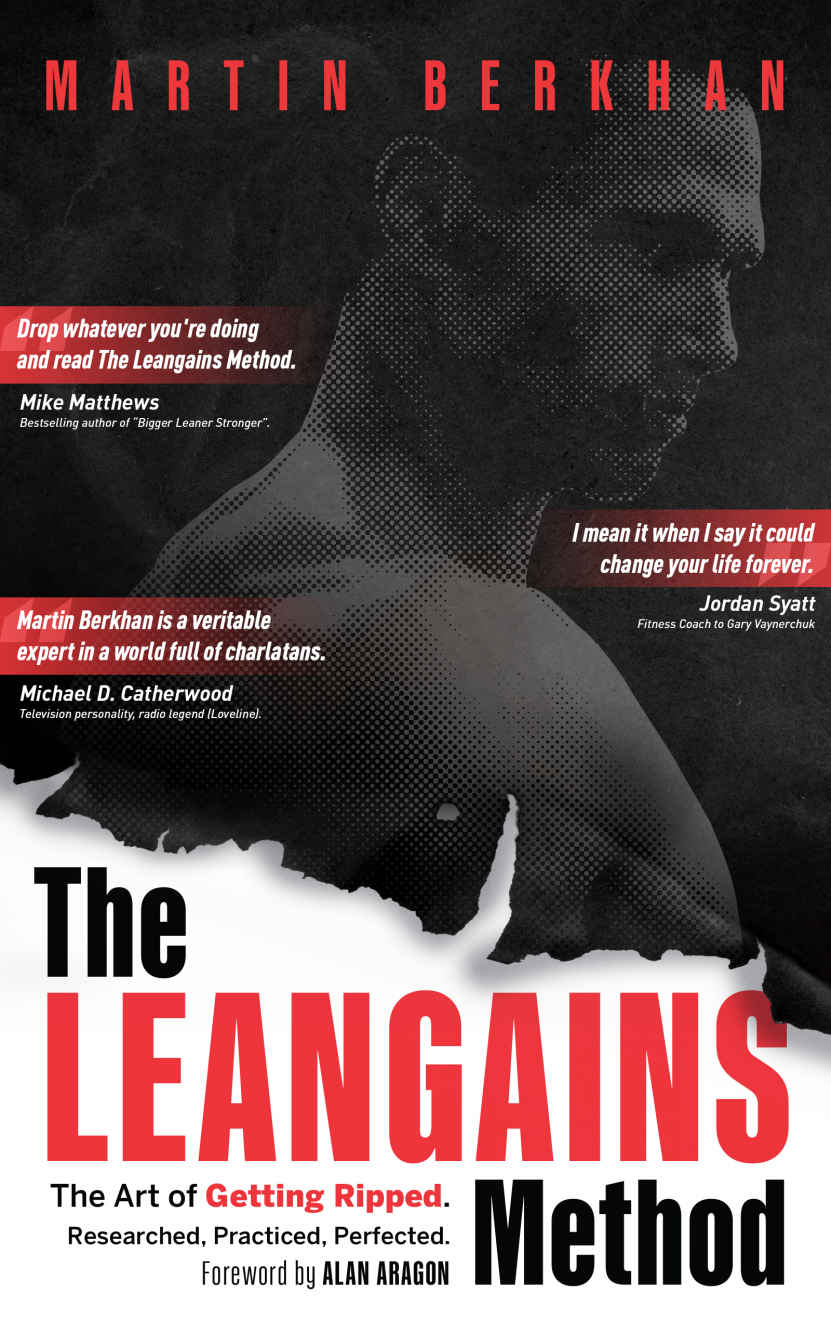 The Leangains Method: The Art of Getting Ripped. Researched, Practiced, Perfected. ebook cover