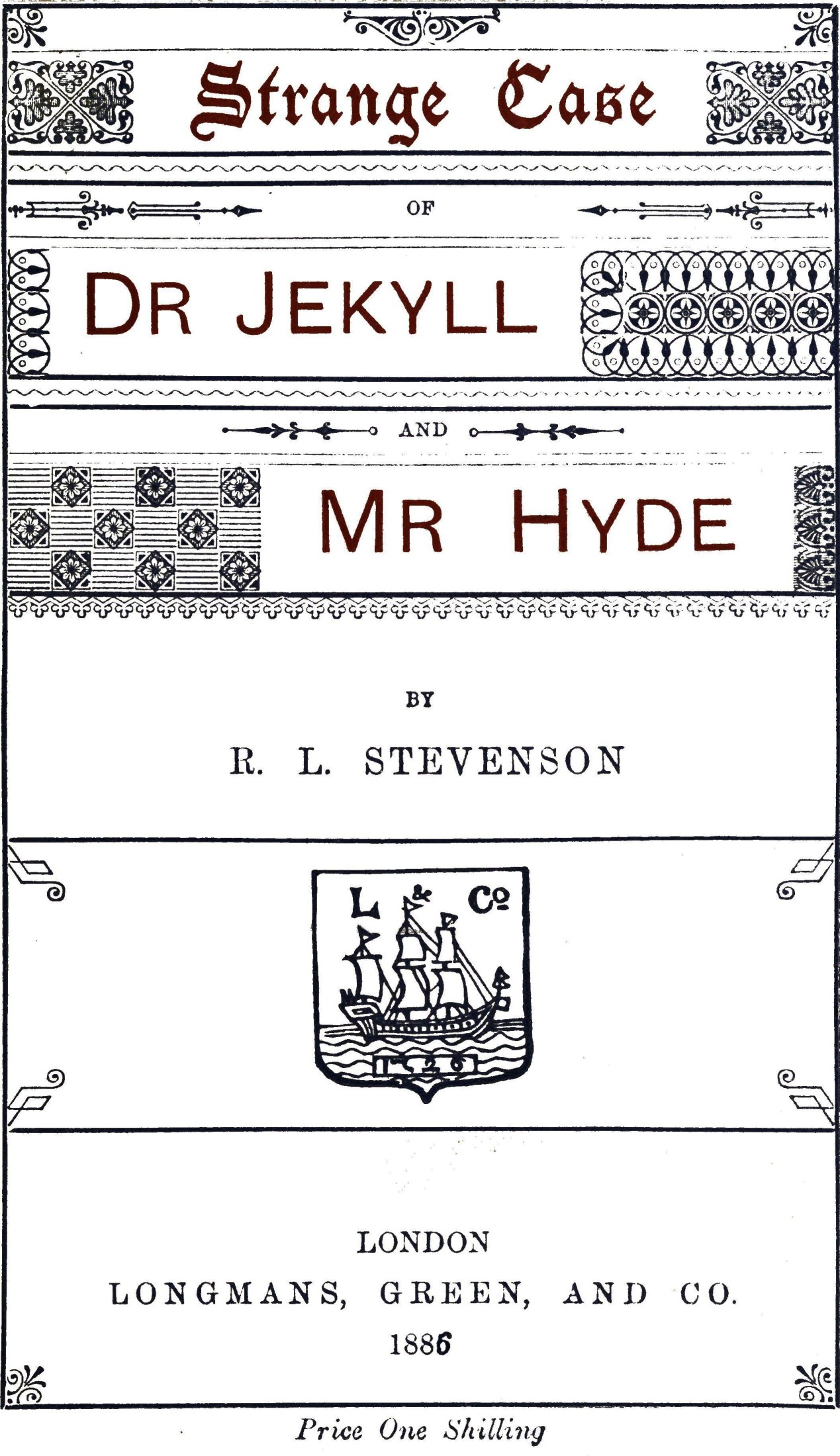 The Strange Case of Dr. Jekyll and Mr. Hyde ebook cover