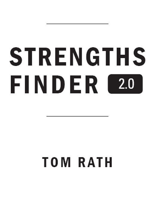 Strengths Finder 2.0 ebook cover
