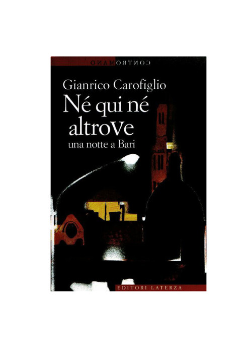 N&eacute; qui n&eacute; altrove ebook cover