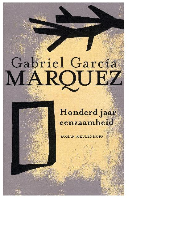 Honderd jaar eenzaamheid ebook cover