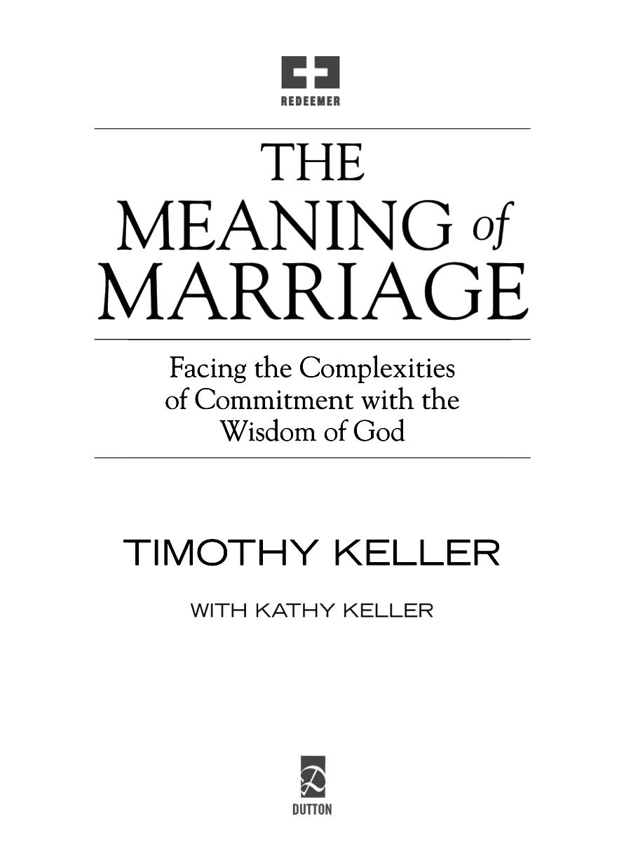 The Meaning of Marriage ebook cover