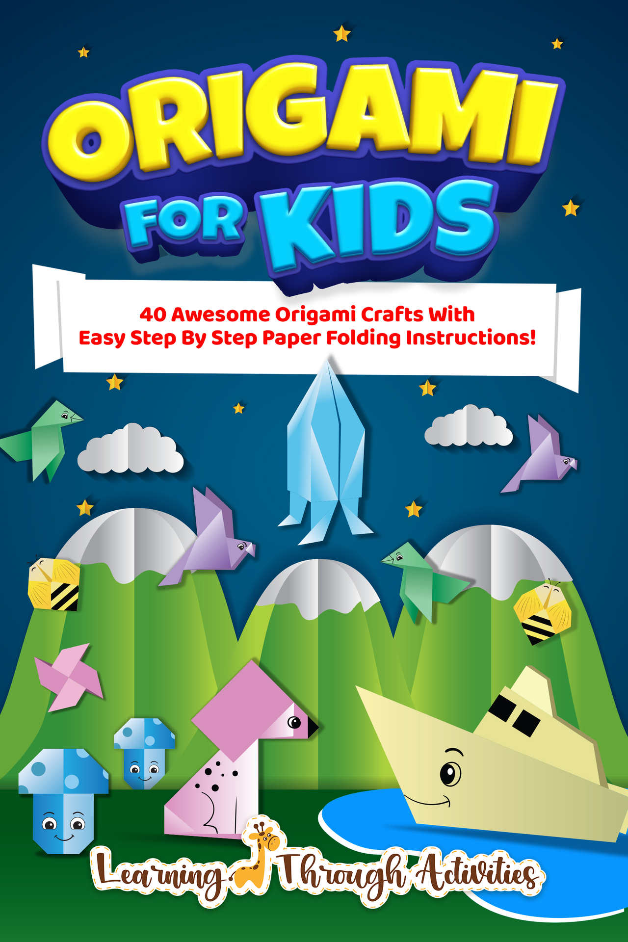 Origami for kids ebook cover