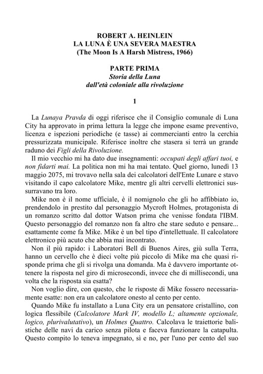 La luna &Atilde;&uml; una severa maestra ebook cover