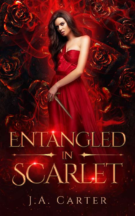 Entangled in Scarlet: A Paranormal Vampire Romance (Blood Oath Book 3) ebook cover