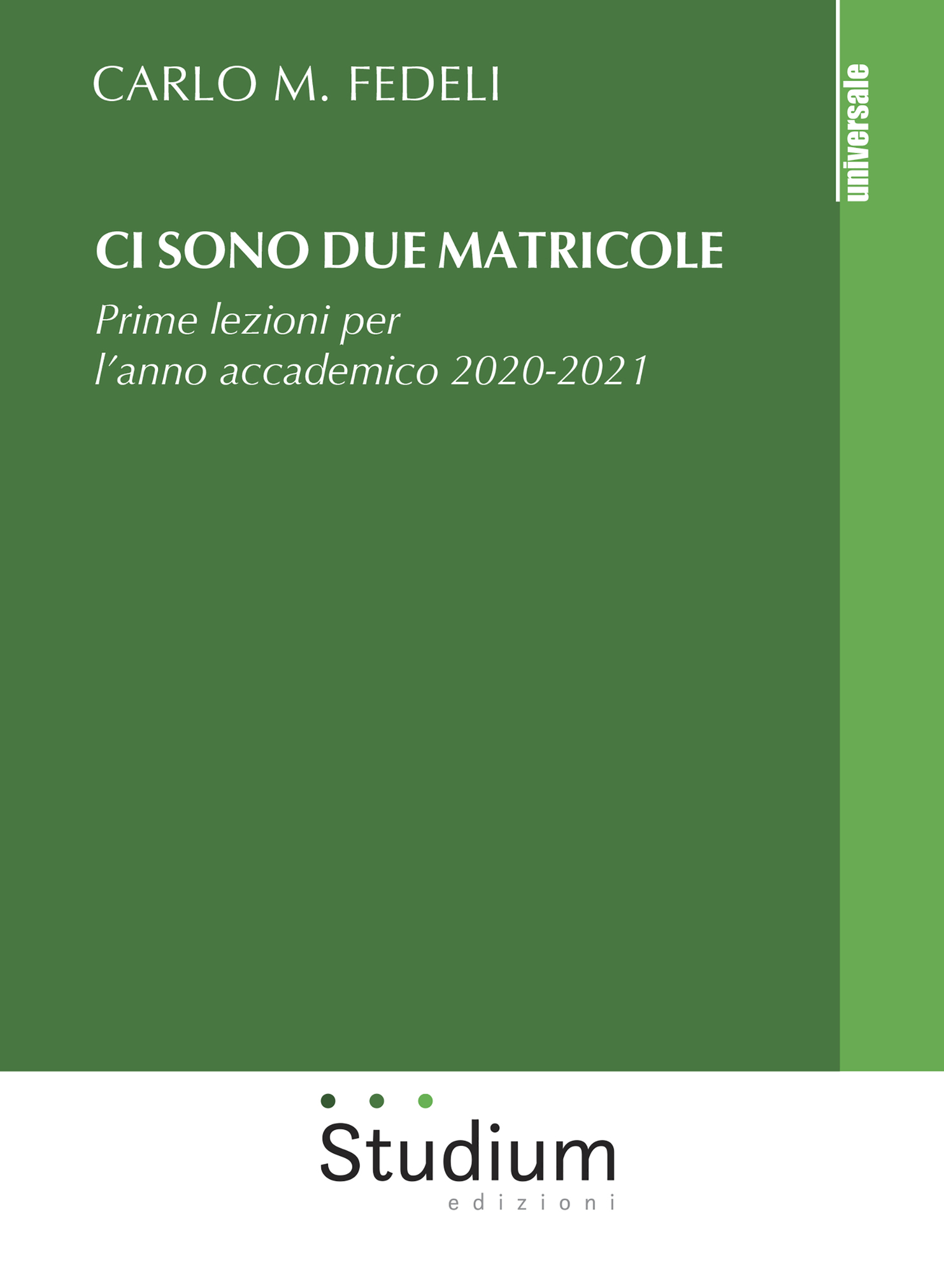 CI SONO DUE MATRICOLE ebook cover