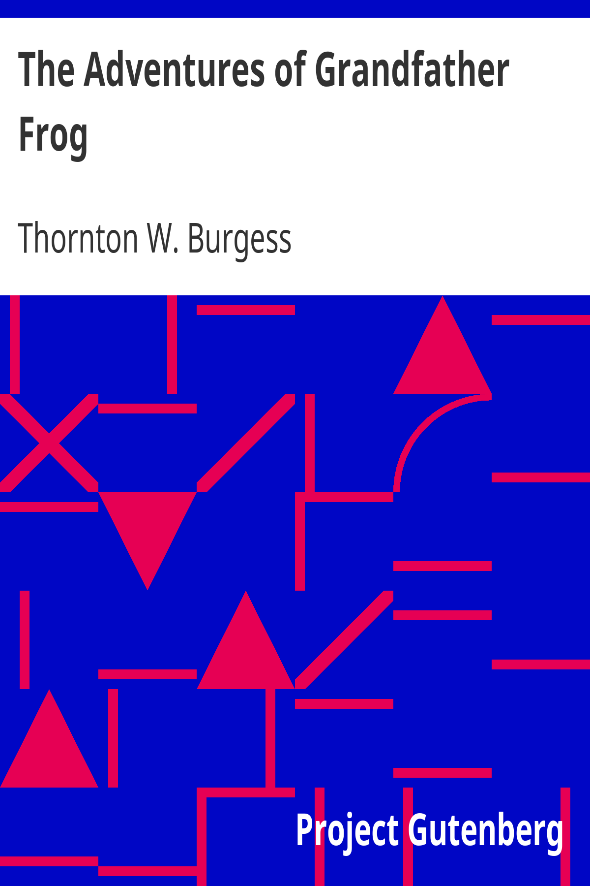 The Adventures of Grandfather Frog ebook cover