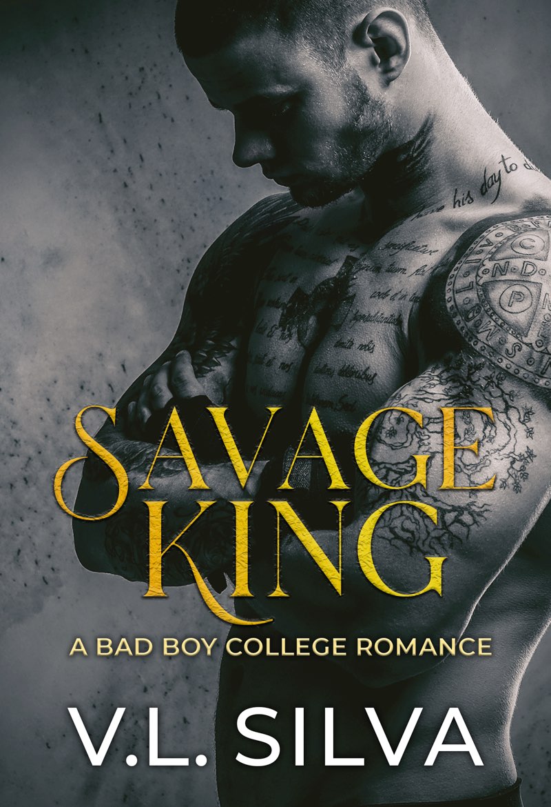 Savage King: A Bad Boy College Romance ebook cover