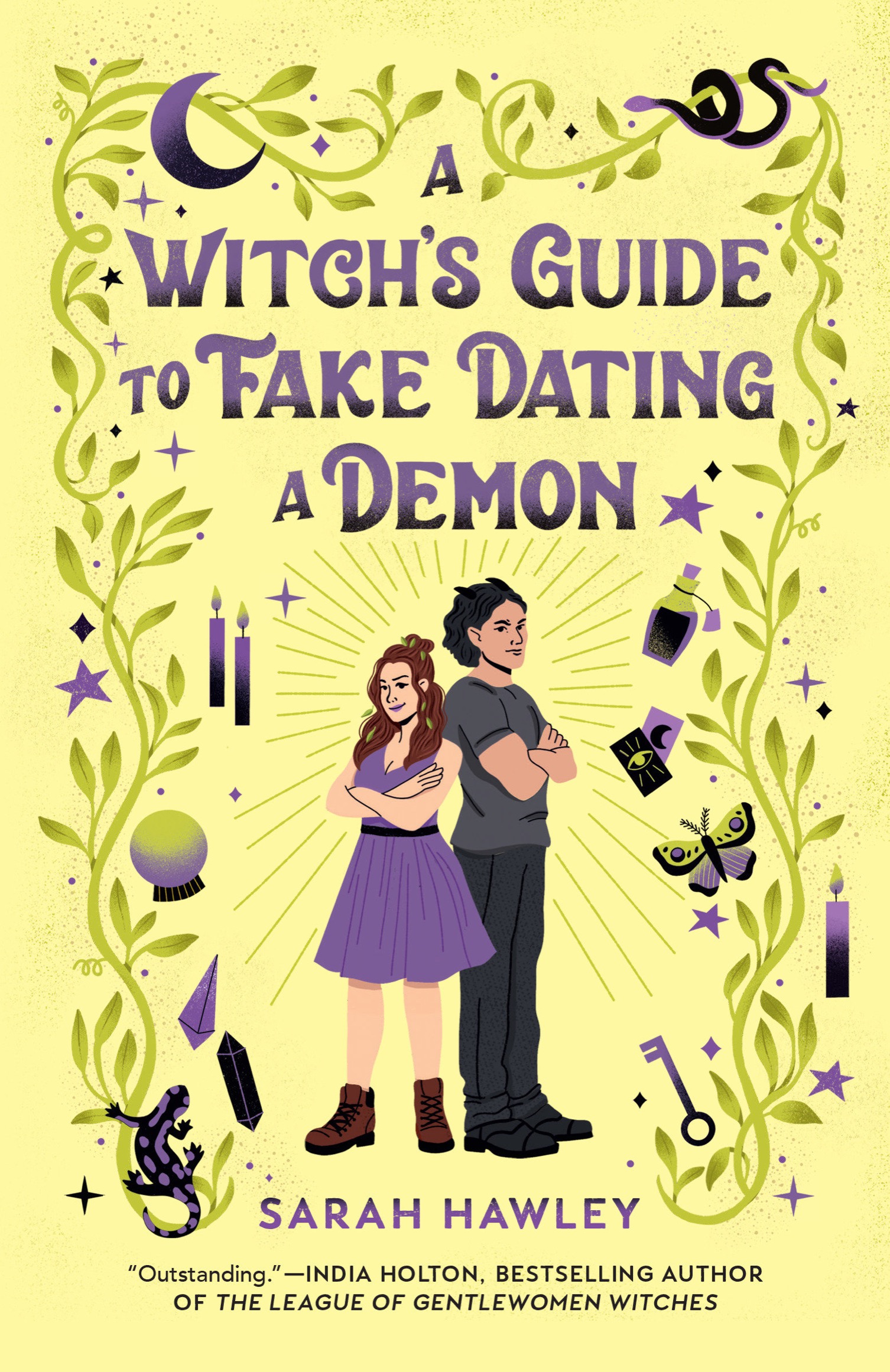 A Witch's Guide to Fake Dating a Demon ebook cover