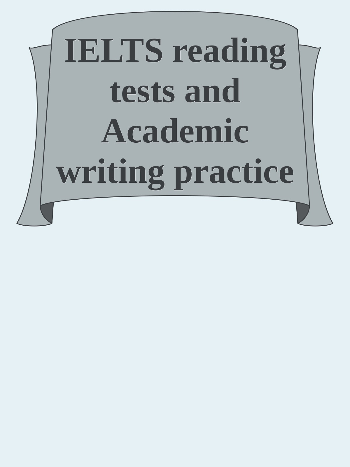 IELTS reading tests and Academic writing practice for IELTS \( PDFDrive.com \).epub ebook cover
