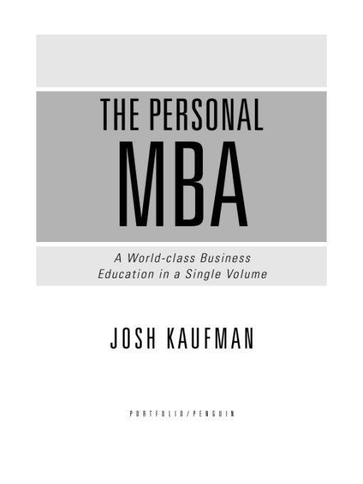 The Personal MBA ebook cover