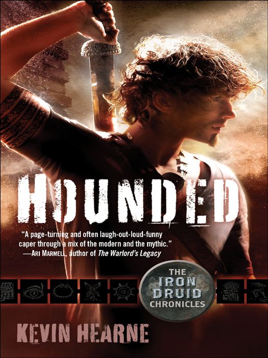 Hounded (The Iron Druid Chronicles, Book One) ebook cover