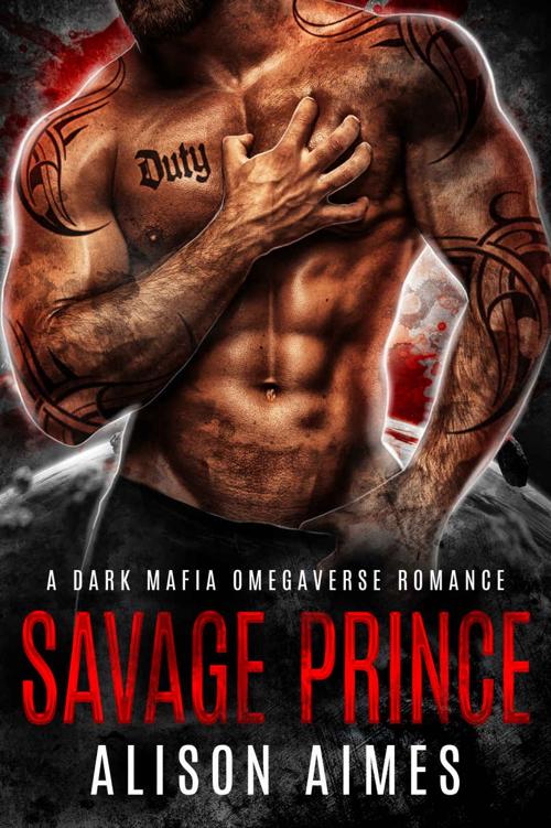 Savage Prince: A Dark Mafia Omegaverse Fated-Mates Romance (Ruthless Warlords Book 2) ebook cover