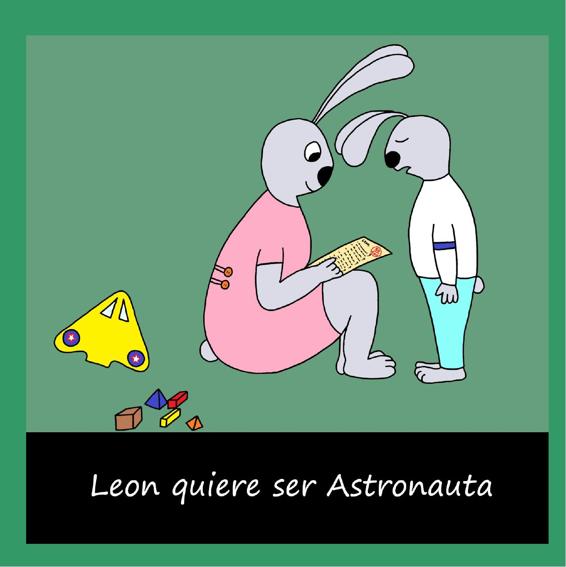 LeonWantsToBeAnAstronaut Spanish PDF ebook cover