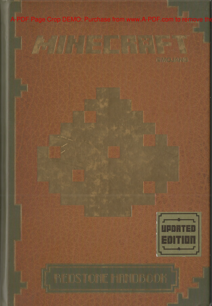 Minecraft Redstone Handbook UPDATED EDITION ebook cover