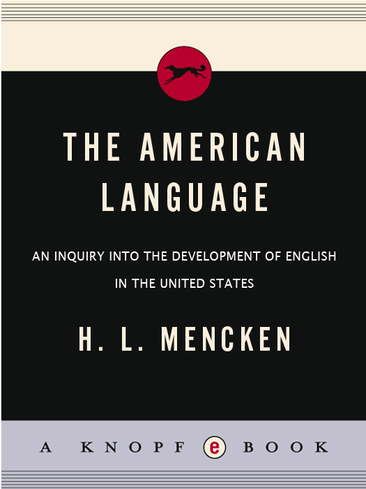 The American Language ebook cover