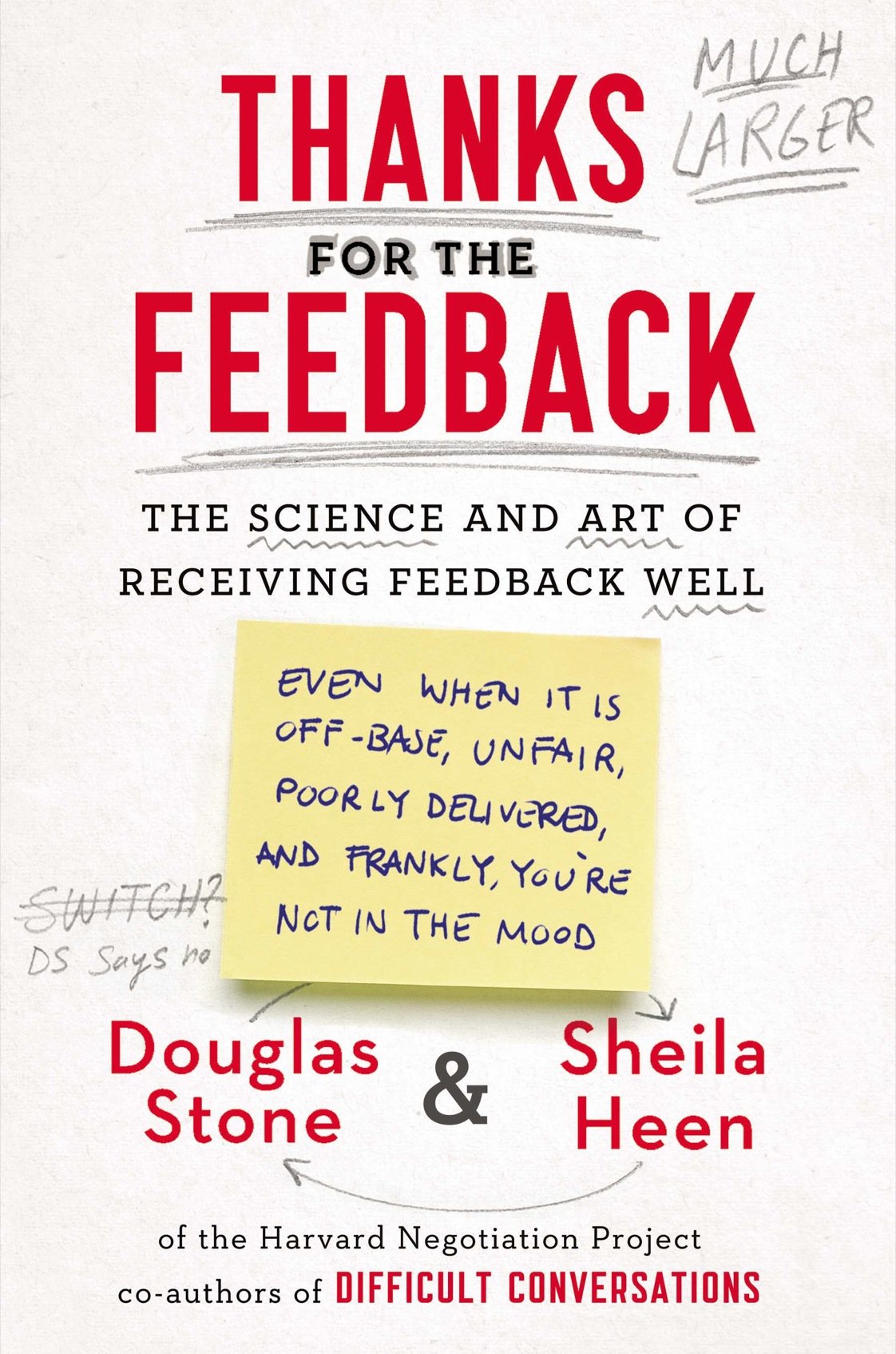Thanks for the Feedback ebook cover