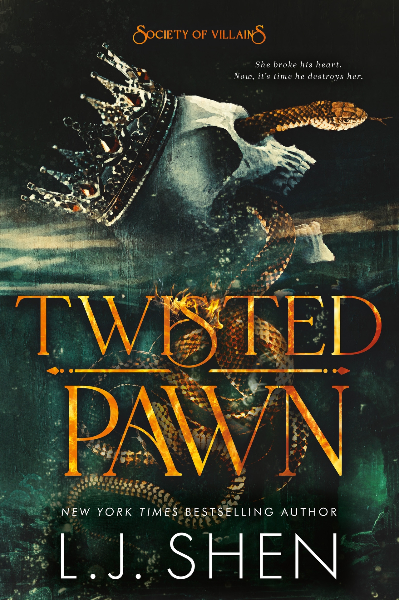Twisted Pawn: Your new favourite dark and steamy romance series (Society of Villains) ebook cover