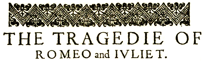 Romeo and Juliet ebook cover