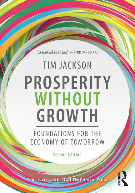 Prosperity without Growth: Foundations for the Economy of Tomorrow ebook cover