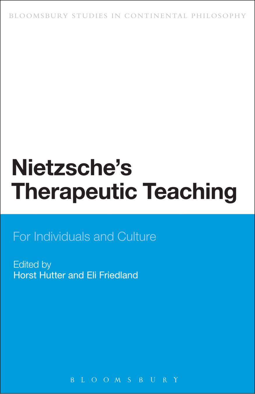 Nietzsche's Therapeutic Teaching ebook cover