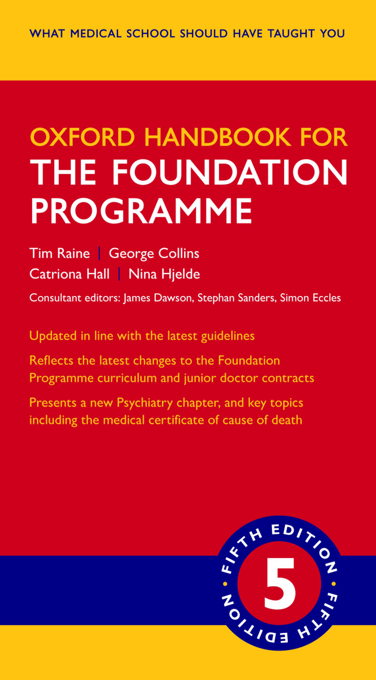 Oxford Handbook for the Foundation Programme (9780192543240) ebook cover
