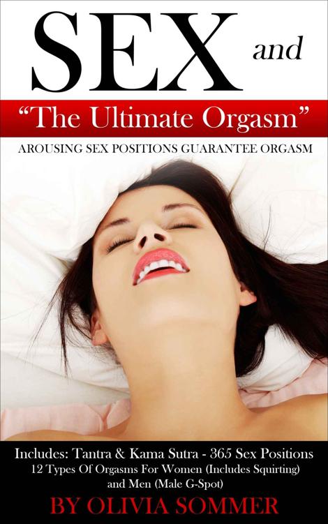 SEX and The Ultimate Orgasm - Arousing Sex Positions Guarantee Orgasm: Includes: Tantra & Kamasutra - 365 Sex Positions 12 Types Of Orgasms For Women (Includes Squirting) and Men (Male G-Spot) ebook cover