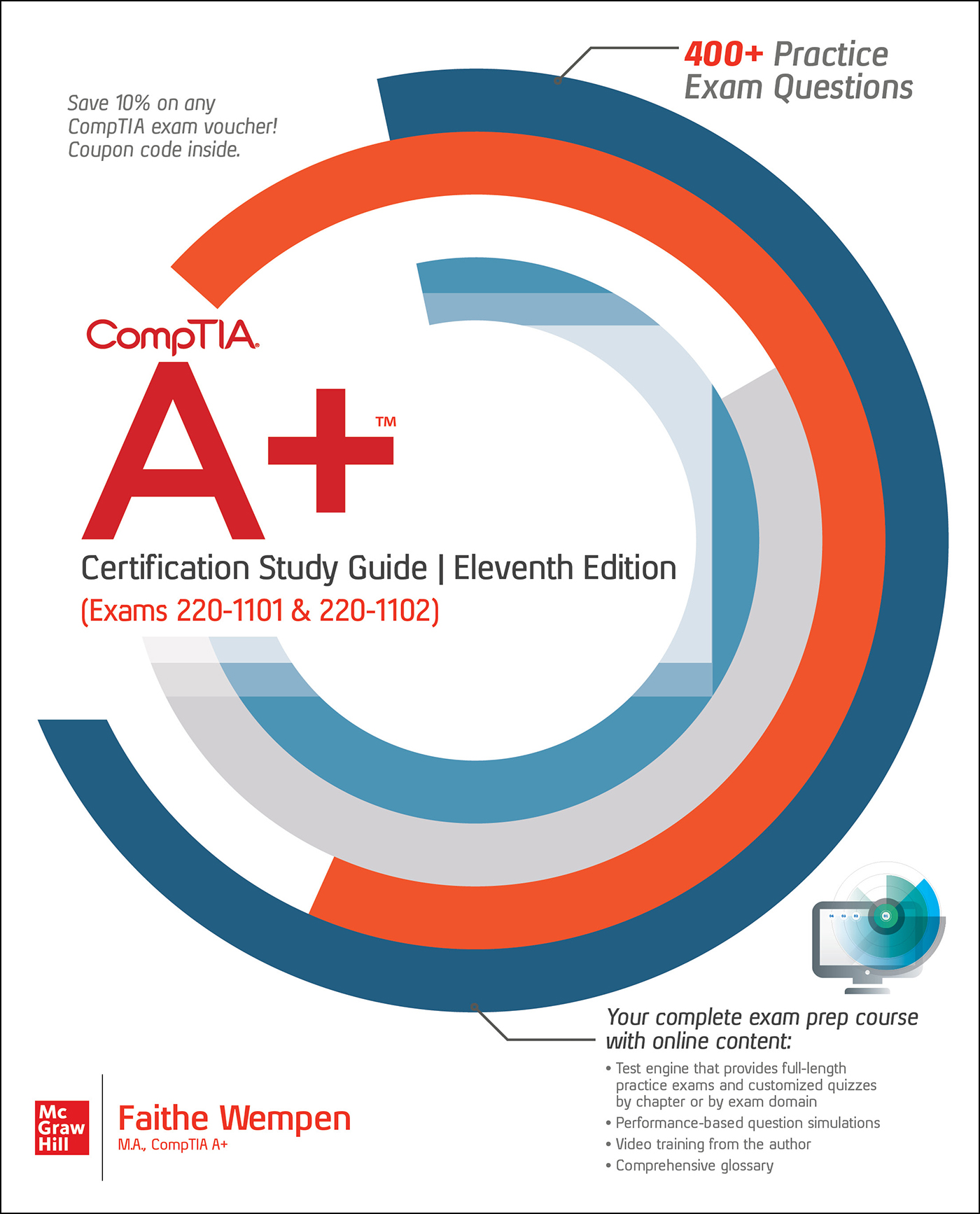 CompTIA A+ Certification Study Guide, Eleventh Edition (Exams 220-1101 & 220-1102), 11th Edition ebook cover