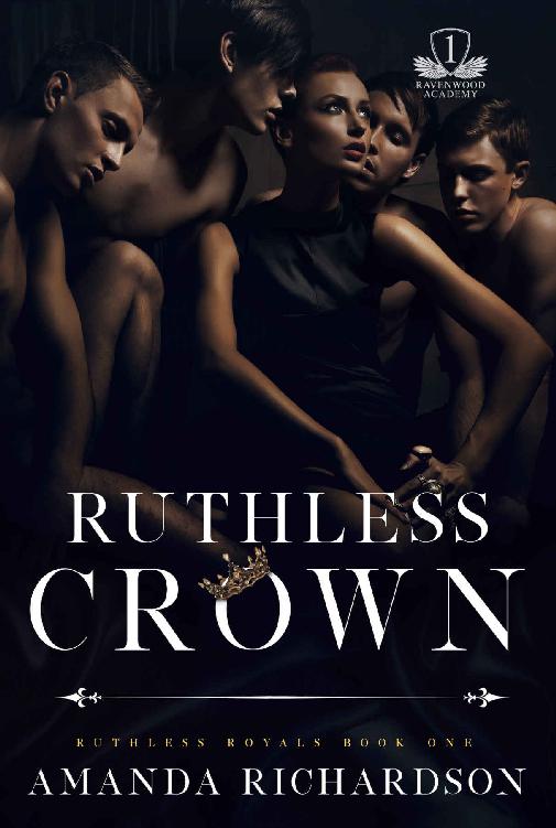 Ruthless Crown: A Reverse Harem Romance (Ruthless Royals Book 1) ebook cover