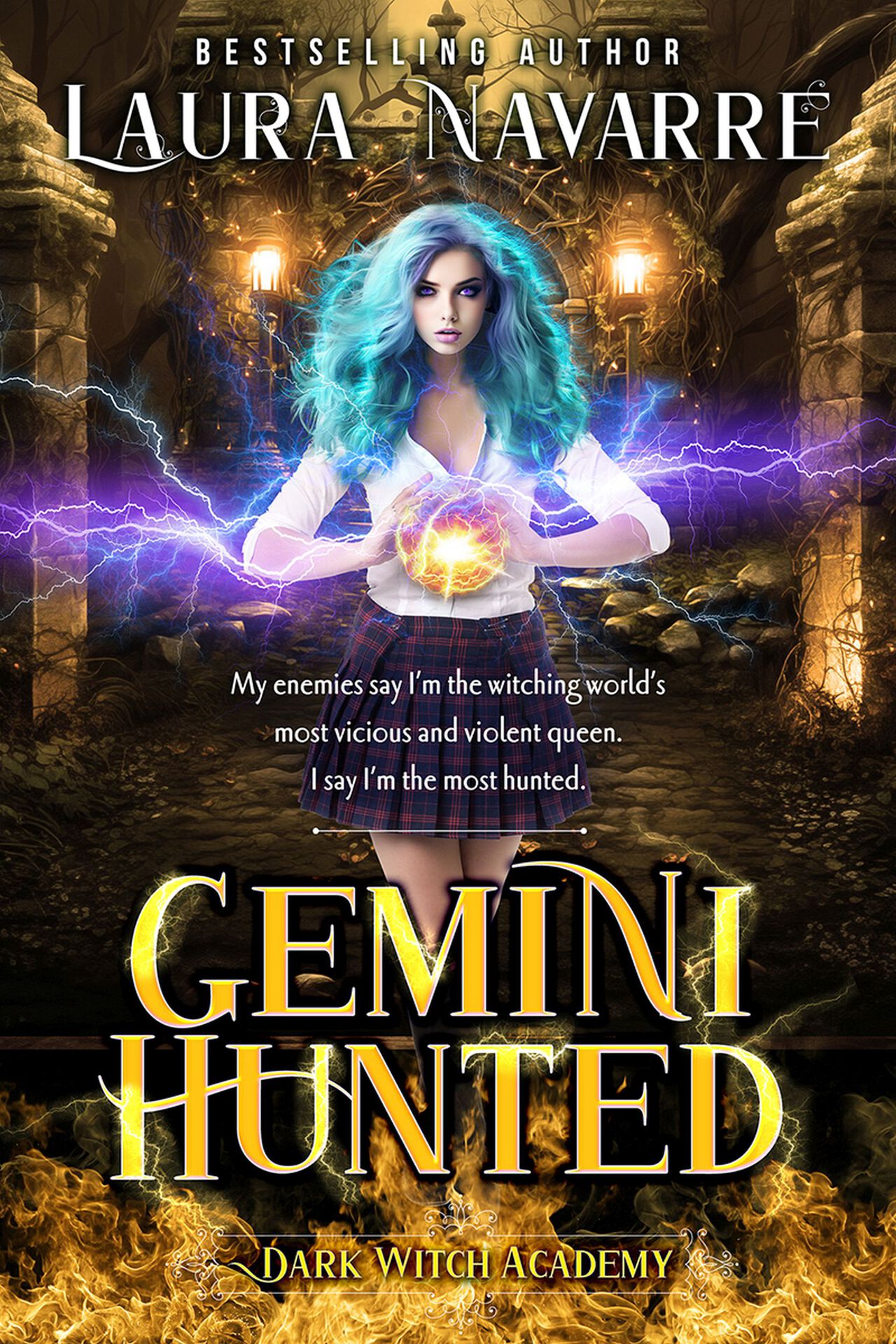 Gemini Hunted: A Dark Witch Academy Paranormal Romance ebook cover