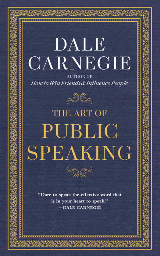 The Art of Public Speaking ebook cover