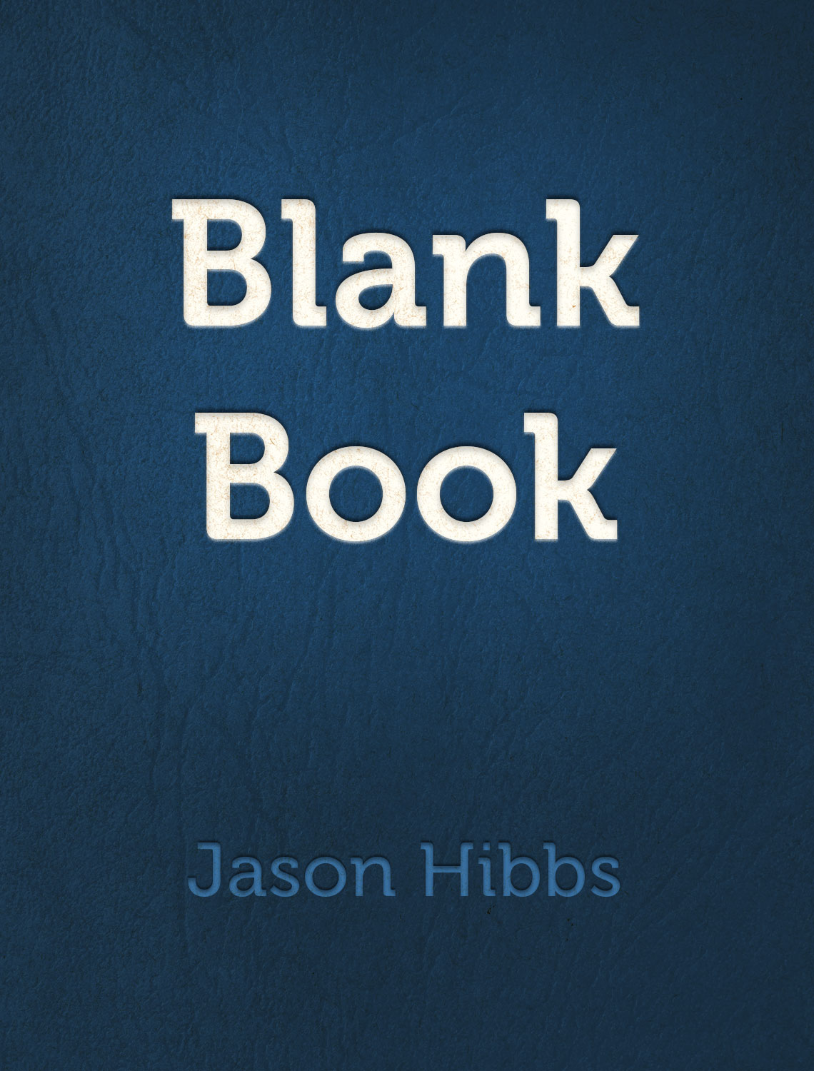 Blank Book ebook cover