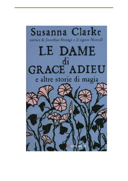 Le Dame di Grace Adieu ebook cover