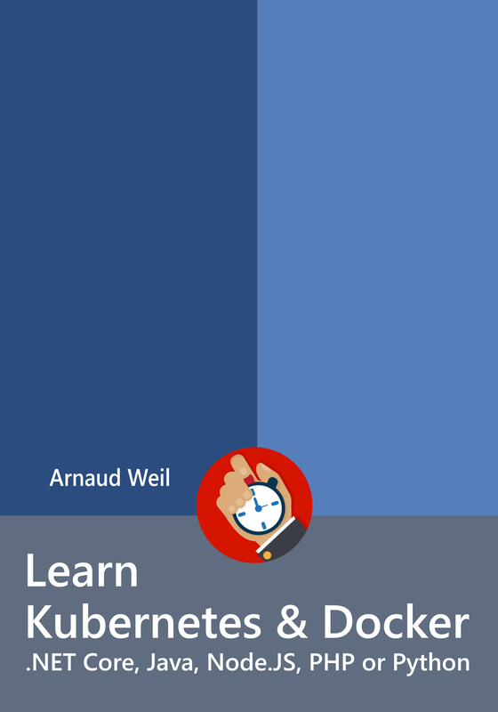 Learn Kubernetes & Docker - .NET Core, Java, Node.JS, PHP or Python ebook cover