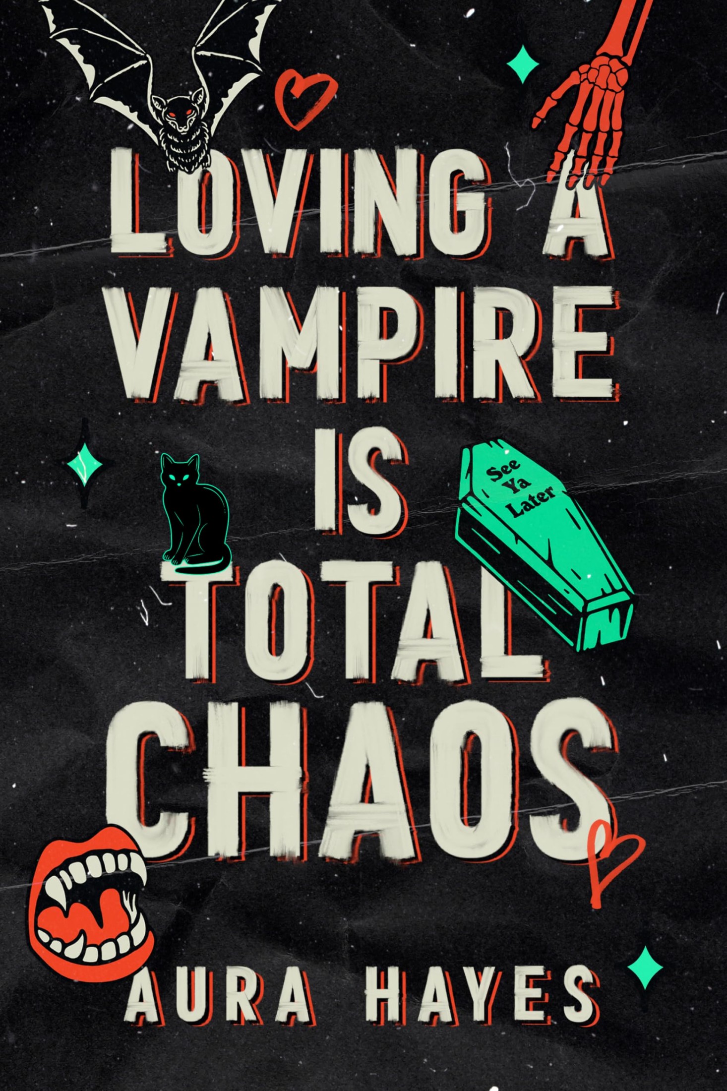 Loving A Vampire Is Total Chaos: A Paranormal Dark Rom-Com ebook cover