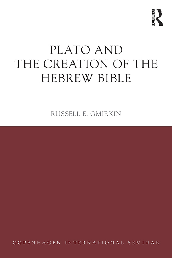 Plato and the Creation of the Hebrew Bible ebook cover